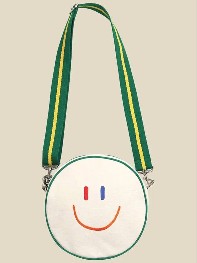 Lala Tambourine Cross Bag White - LALA SMILE - BALAAN 3