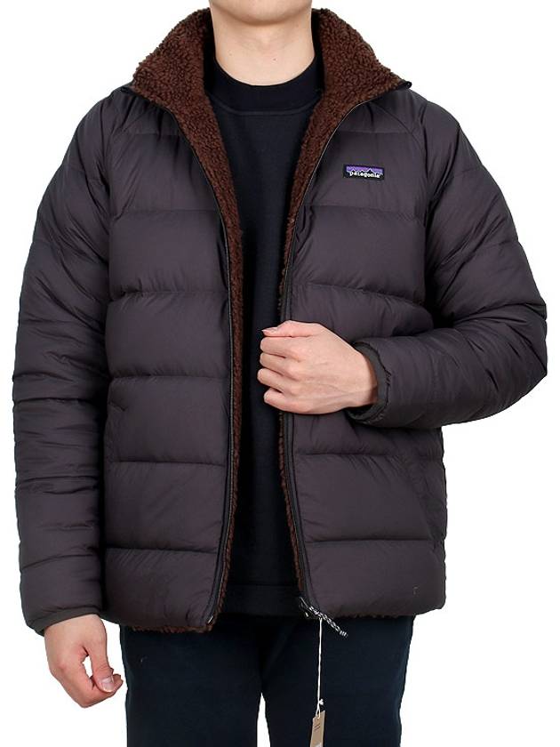 Silent Reversible Fleece Down Jacket Ink Black - PATAGONIA - BALAAN 4