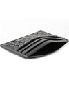 Intrecciato Weaving Nappa Card Wallet Black - BOTTEGA VENETA - BALAAN 3