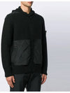 Shadow Wappen Hooded Zip Up Black - STONE ISLAND - BALAAN 5