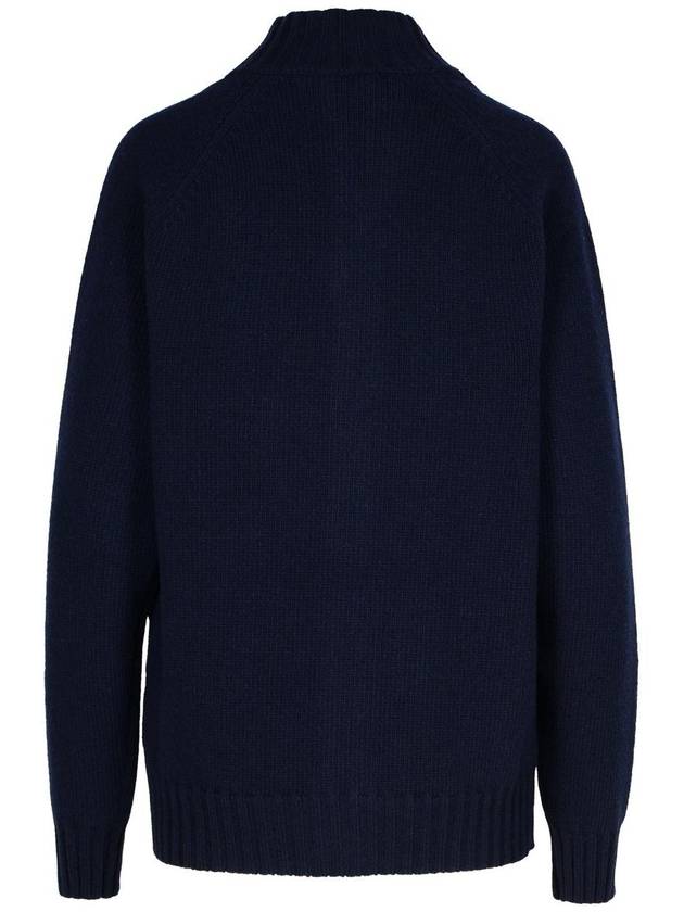 Altea Blue Wool Sweater - ALTEA - BALAAN 3