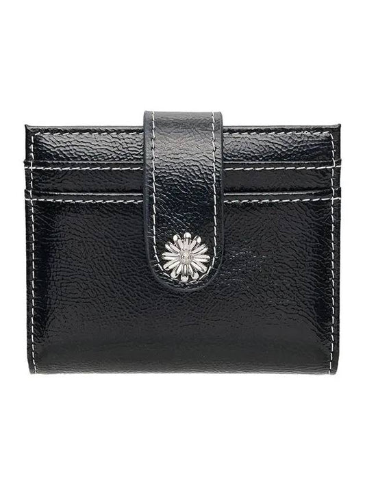 Mini Daisy Photo Slot Coin Card Wallet Black - LE MASQUE - BALAAN 2