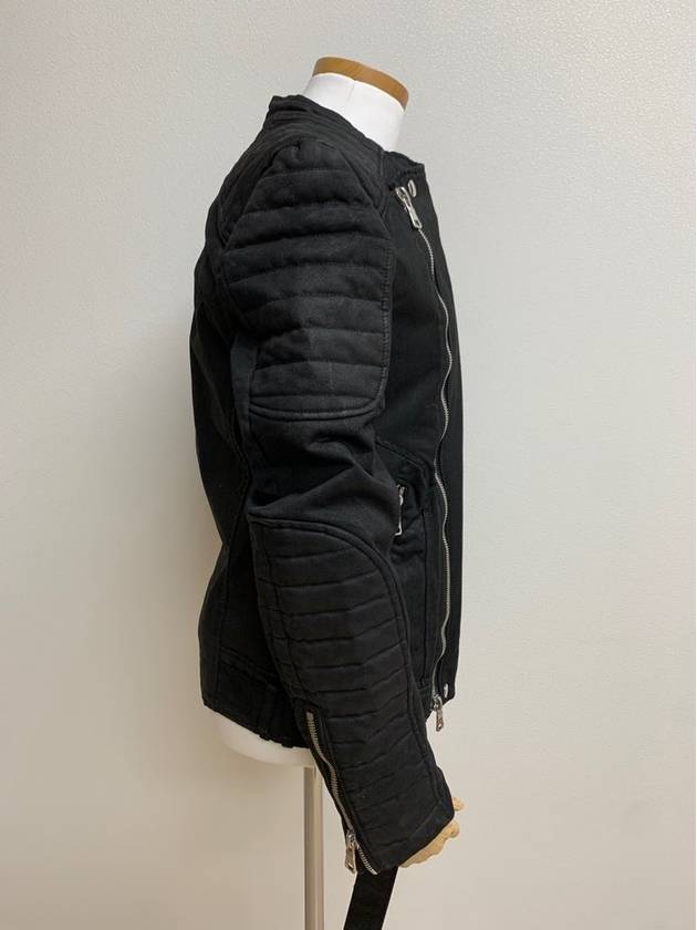 Coated rider jacket black XS - BALMAIN - BALAAN 6