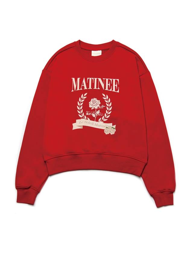 Brushed Options Matinee Classic Rose Sweat Shirts RED - LE SOLEIL MATINEE - BALAAN 1