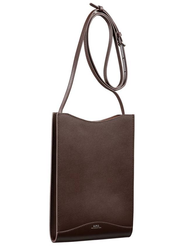 Jamie Large Neck Pouch Bag Brown - A.P.C. - BALAAN 3