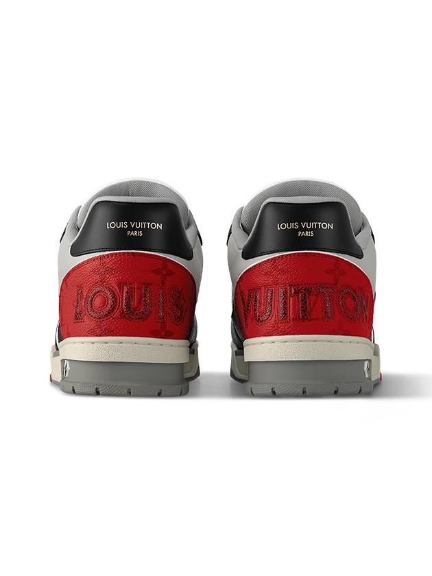 LV Trainer Sneakers Red 1AC4ZS - LOUIS VUITTON - BALAAN 4