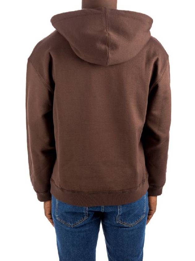 Cotton Logo Hoodie Brown - VALENTINO - BALAAN 10