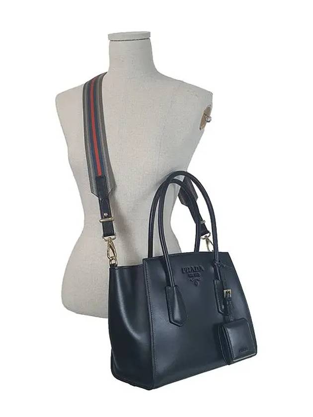 City Shopping Tote Bag Black - PRADA - BALAAN 8