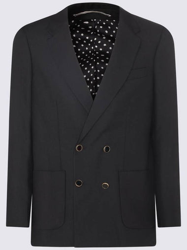 Pt Torino Black Virgin Wool And Mohair Blend Blazer - PT TORINO - BALAAN 1