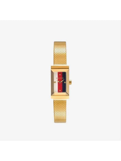 G Frame Mesh Watch Gold - GUCCI - BALAAN 2