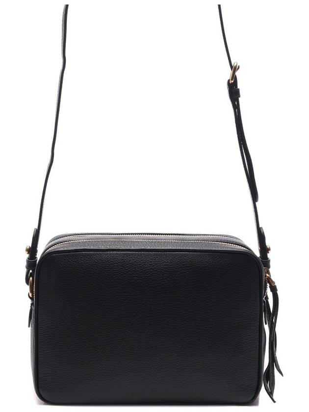 Vitello Phoenix Double Zipper Cross Bag Black - PRADA - BALAAN 5