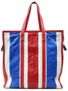Bazaar striped medium tote bag - BALENCIAGA - BALAAN 4