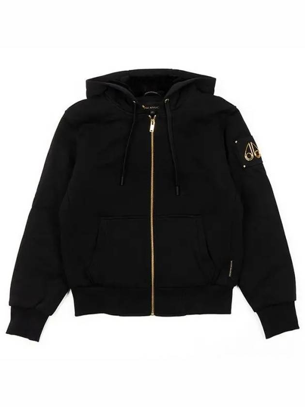 Classic Bunny Zip Up Hoodie Black - MOOSE KNUCKLES - BALAAN 2