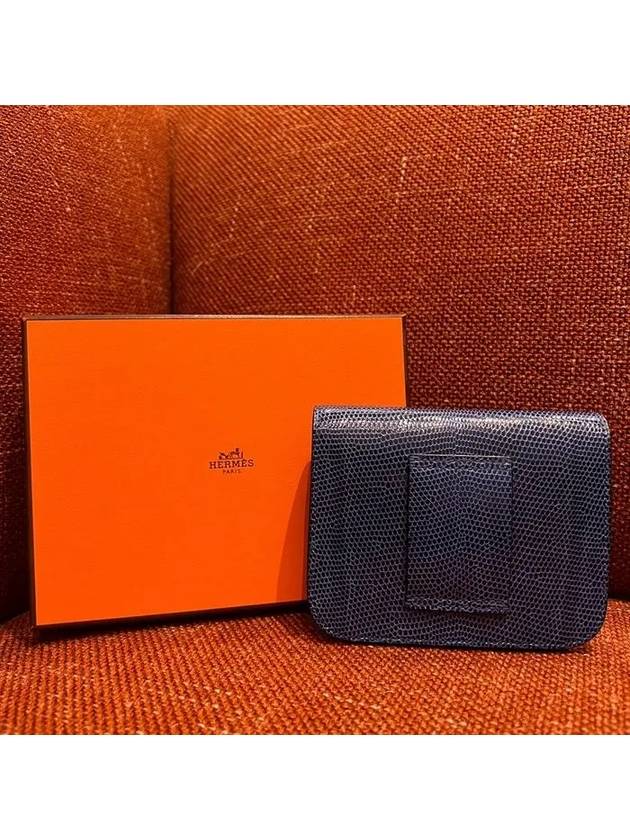 Constance Slim Half Wallet Lizard H082502CC73 - HERMES - BALAAN 2