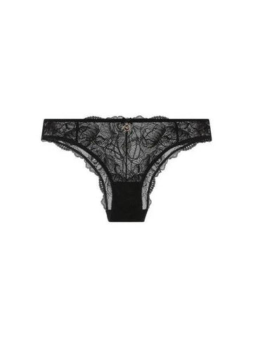 UNDERWEAR Women's Flower Lace Briefs Black 271109 - EMPORIO ARMANI - BALAAN 1