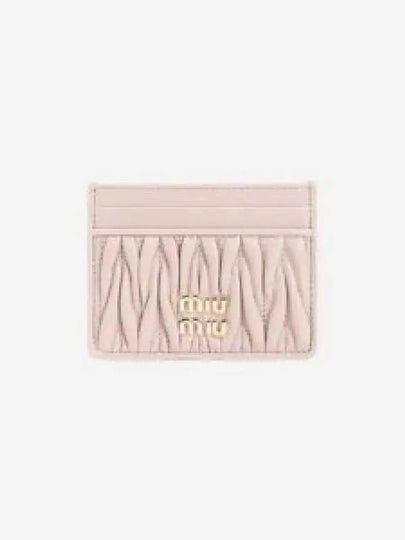 Materasse Nappa Leather Card Wallet Powder Pink - MIU MIU - BALAAN 2