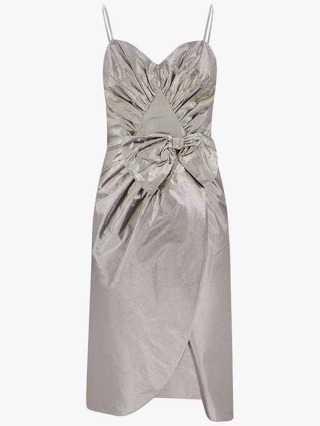 23 ss LAMINTED COTTON DRESS WITH FRONTAL BOW S51DD0003S76692905 B0650223459 - MAISON MARGIELA - BALAAN 1