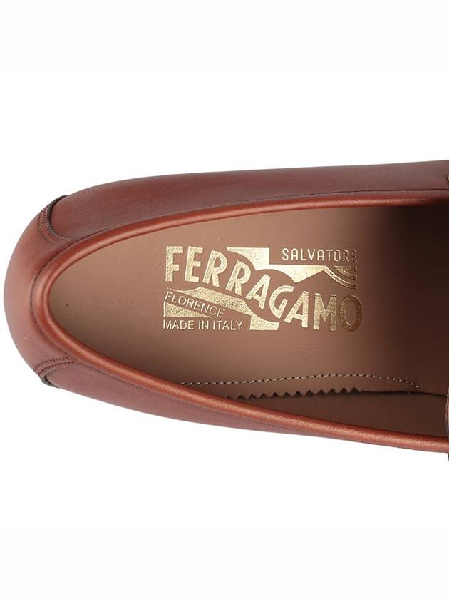 Men's Lester Moccasin Loafers Brown - SALVATORE FERRAGAMO - BALAAN 9