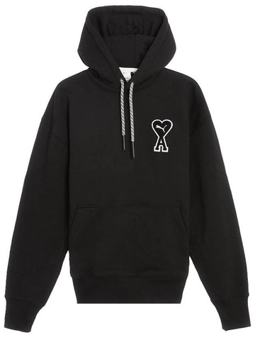 Embroidered Logo Hoodie Black - PUMA - BALAAN 1