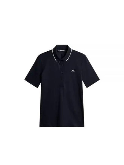 Mindy Polo Short Sleeve T-Shirt Navy - J.LINDEBERG - BALAAN 2