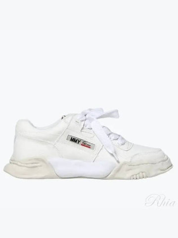 A08FW704 White Parker Low Top Sneakers - MIHARA YASUHIRO - BALAAN 1
