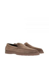 Suede Slipper Loafers Brown - TOD'S - BALAAN 2