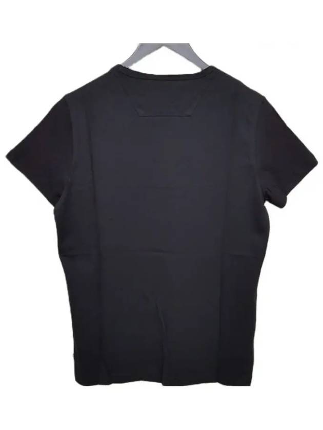 Basic Cotton Short Sleeve T-shirt Black - PHILIPP PLEIN - BALAAN 4