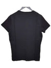 Basic Cotton Short Sleeve T-shirt Black - PHILIPP PLEIN - BALAAN 4