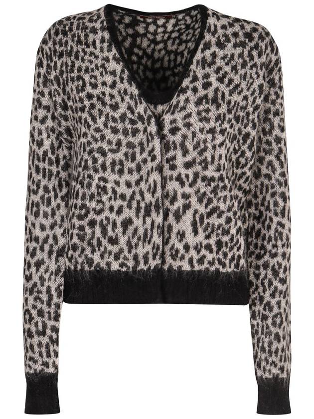 Max Mara Studio Acume Jacquard Knit Cardigan - MAX MARA - BALAAN 1