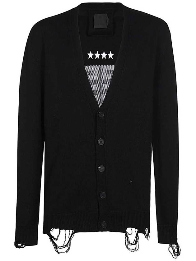 Back Logo Cardigan Black - GIVENCHY - BALAAN 2