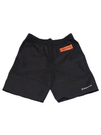 Logo Patch Ex-Ray Shorts Black - HERON PRESTON - BALAAN 2