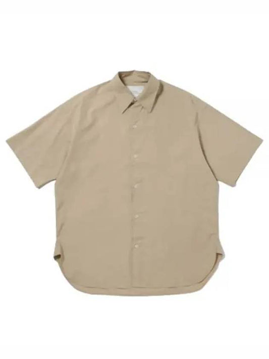 24 SORONO OVERSIZED SHORT SLEEVE SHIRT SAND 883 - STUDIO NICHOLSON - BALAAN 1