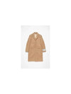 Logo Label Wool Single Coat Camel Beige - ACNE STUDIOS - BALAAN 2