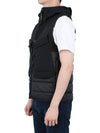 Shell R Mix Goggle Hooded Padded Vest Black - CP COMPANY - BALAAN 5