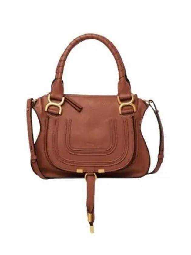 Marcie Small Double Carry Tote Bag Brown - CHLOE - BALAAN 2