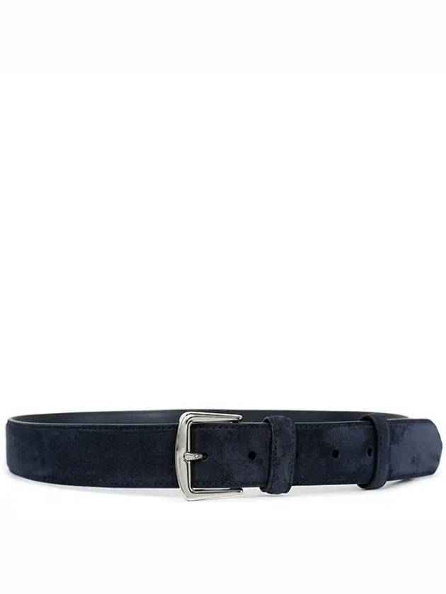 Alsavel Suede Belt Classic Blue - LORO PIANA - BALAAN 3