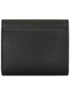 Saffiano Tri-Fold Zipper Half Wallet Black - MARNI - BALAAN 3