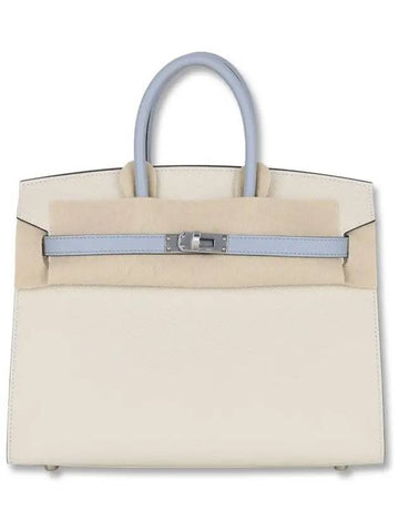 Cre Bleu Glacier Special Order Absong Birkin 25 Matte Silver B - HERMES - BALAAN 1