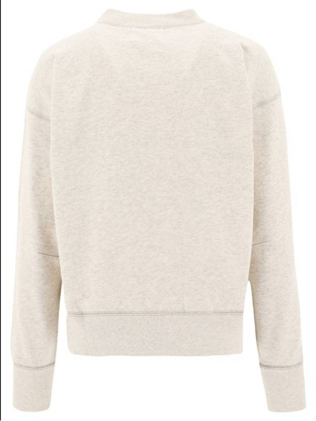 Moby Logo Print Sweatshirt Ecru - ISABEL MARANT - BALAAN 3