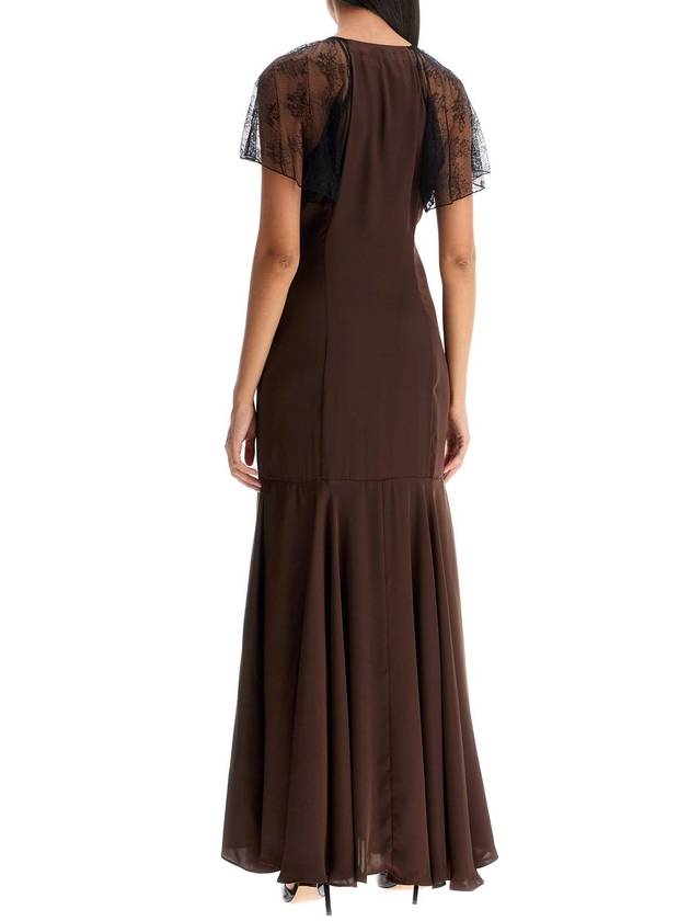 long satin and lace dress - ROTATE - BALAAN 3