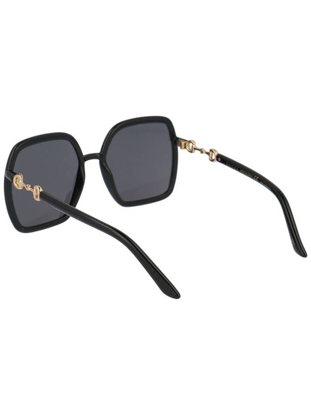 Eyewear Women's Horsebit Square Sunglasses Black - GUCCI - BALAAN 5