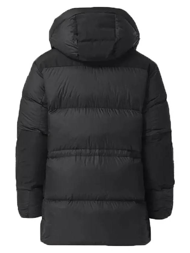 Logo Applique Nylon Puffer Coat Black - BURBERRY - BALAAN 4