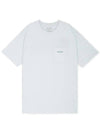 Men's Boardshort Logo Pocket Cotton Short Sleeve T-Shirt White - PATAGONIA - BALAAN 2