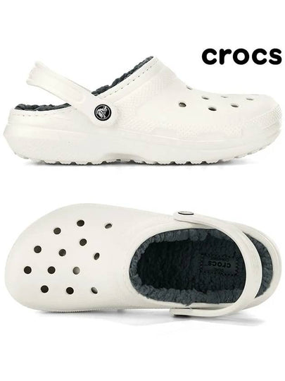 Classic Lined Clog Sandals White - CROCS - BALAAN 2