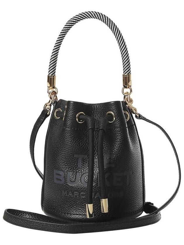 Micro Leather Mini Bucket Bag Black - MARC JACOBS - BALAAN 2