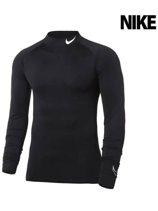 Pro Dri Fit Tight Long Sleeve T-Shirt Black - NIKE - BALAAN 2