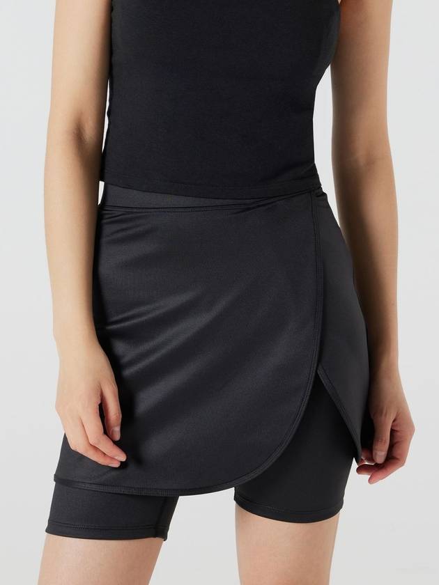 Women's Selene Cover Wrap A-Line Skirt 2 Colors - REPERE - BALAAN 2