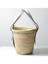 Medium Basket Raffia Tote Bag Natural White - LOEWE - BALAAN 5