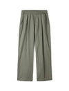 One tuck wide linen pants_khaki - INDUST - BALAAN 1