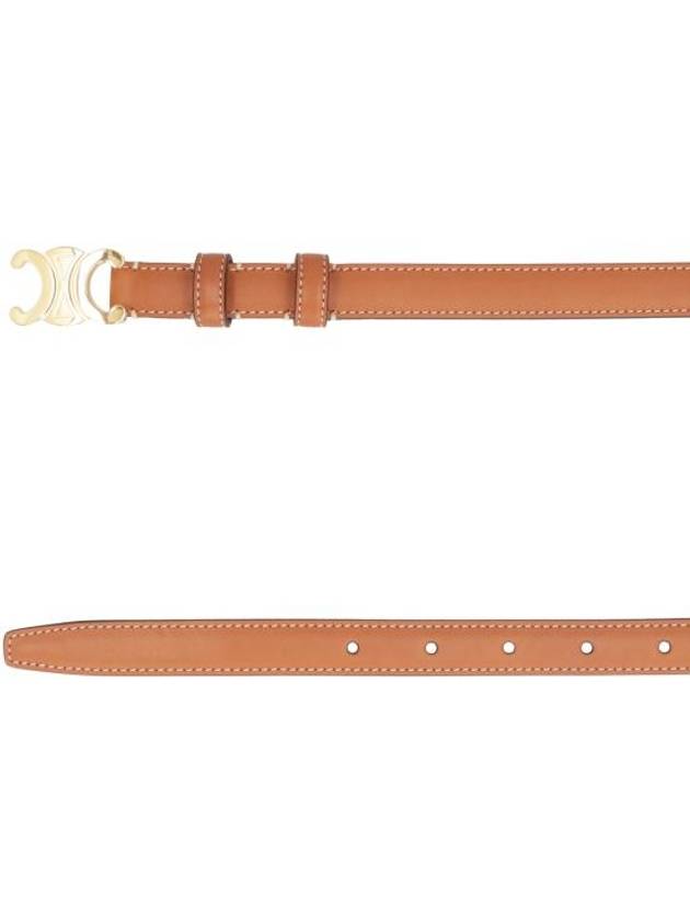 Small Triomphe Belt Tan - CELINE - BALAAN 4